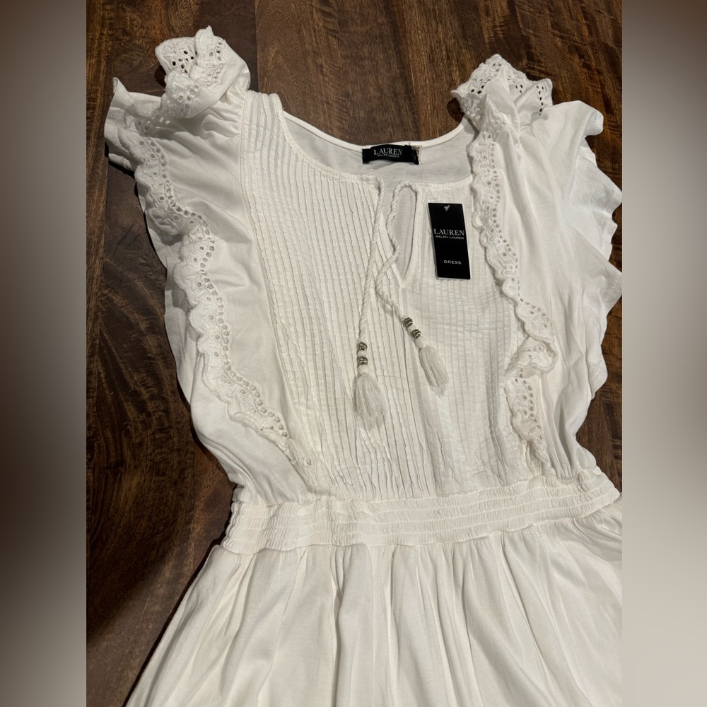 Lauren Ralph Lauren White Beautiful Dress - Picture 3 of 5